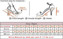 Load image into Gallery viewer, Women&#39;s shoes 2020 summer sandals pointed patent leather rivet buckle sandals thick with heel wild thin