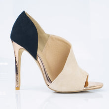 Load image into Gallery viewer, 2020 New Ladies Summer Leopard Sandals Fashion Solid Color Casual Open Toe Super High Heel Fish Head Pumps