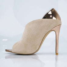 Load image into Gallery viewer, 2020 New Ladies Summer Leopard Sandals Fashion Solid Color Casual Open Toe Super High Heel Fish Head Pumps