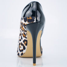 Load image into Gallery viewer, 2020 New Ladies Summer Leopard Sandals Fashion Solid Color Casual Open Toe Super High Heel Fish Head Pumps