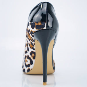 2020 New Ladies Summer Leopard Sandals Fashion Solid Color Casual Open Toe Super High Heel Fish Head Pumps