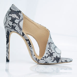 2020 New Ladies Summer Leopard Sandals Fashion Solid Color Casual Open Toe Super High Heel Fish Head Pumps