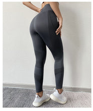 Load image into Gallery viewer, SVOKOR Women Leggings High Waist Peach Hips Gym Leggings Quick-drying Sports Stretch Fitness Pants