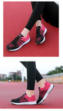 Load image into Gallery viewer, 2020 Women Shoes Flats Fashion Casual Ladies Walking Woman Lace-Up Mesh Breathable Female Sneakers Zapatillas Mujer Feminino