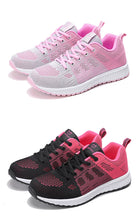 Load image into Gallery viewer, 2020 Women Shoes Flats Fashion Casual Ladies Walking Woman Lace-Up Mesh Breathable Female Sneakers Zapatillas Mujer Feminino