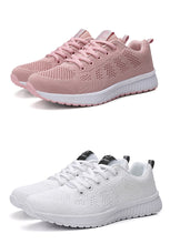 Load image into Gallery viewer, 2020 Women Shoes Flats Fashion Casual Ladies Walking Woman Lace-Up Mesh Breathable Female Sneakers Zapatillas Mujer Feminino