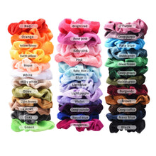 Load image into Gallery viewer, 36 Pcs Hair Scrunchies Velvet Elastic Hair Bands Scrunchy Ties Ropes Scrunchie for Women or Girls Accessories