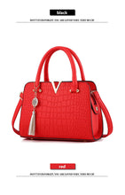 Load image into Gallery viewer, Fashion Alligator leather women handbags famous designer brand bags Luxury Ladies Hand Bags And Purses Messenger shoulder bags