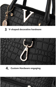 Fashion Alligator leather women handbags famous designer brand bags Luxury Ladies Hand Bags And Purses Messenger shoulder bags