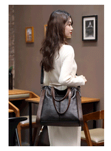 Load image into Gallery viewer, Large capacity leather sheepskin soft leather bag women&#39;s 2020 new fashion handbag one shoulder bag women&#39;s messenger bag 2020