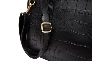 2020 new women's bag luxury high quality classic crocodile pattern handbag large capacity  shoulder messenger bag handbag