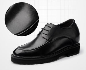 Extra High 4.7 Inches Classic Oxford Calf Leather Height Increasing Elevator Shoes Increase Men's Height 12CM Invisibly