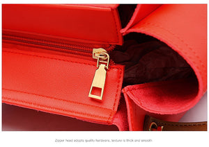 Fashion Women's Handbags 4 Pcs/set Composite Bags Handbag Women Shoulder Bags Female Totes Large Capacity Women's Crossbody Bags