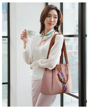 Load image into Gallery viewer, Fashion Women&#39;s Handbags 4 Pcs/set Composite Bags Handbag Women Shoulder Bags Female Totes Large Capacity Women&#39;s Crossbody Bags