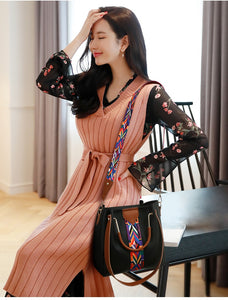 Fashion Women's Handbags 4 Pcs/set Composite Bags Handbag Women Shoulder Bags Female Totes Large Capacity Women's Crossbody Bags