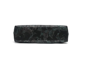 Arliwwi Designer Female Genuine Leather Floral Large Capacity Bags Flower Embossed Shiny Women's Handbags Real leather GY17-1