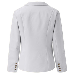 Fashion Slim Double Breasted Blazer Women Loose Top Long Sleeve Casual Jacket Ladies Office Wear Coat Jacket Large Size Blazer