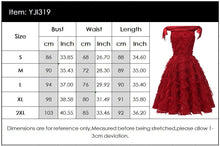 Load image into Gallery viewer, New Formal Women Off Shoulder Party Dress Feathers Tassel Evening Gown Slash Neck A-line Knee-length Short Sleeve 2020 Fashion