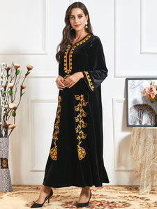 Islam Turkey Moroccan Arabic Hijab Dresses Muslim Women Islamic Clothing Dubai Dress Abaya Kaftan Kimono Long Robe Jubah Elbise