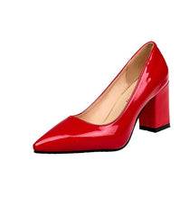 Load image into Gallery viewer, oymlg 2020 Women&#39;s High Heels Sexy Bride Party mid Heel Pointed toe Shallow mouth High Heel Shoes Women shoes big size 35-43