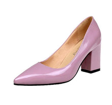 Load image into Gallery viewer, oymlg 2020 Women&#39;s High Heels Sexy Bride Party mid Heel Pointed toe Shallow mouth High Heel Shoes Women shoes big size 35-43