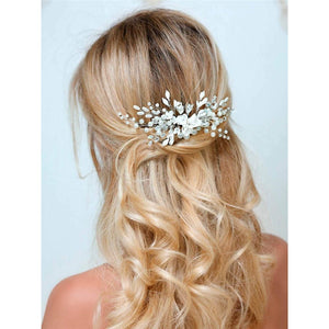 Mix Style Elegant Crystal Pearl Flower Hair Jewelry Wedding Hair Accessories Hair Comb Bridal tiara hair ornaments Wholesale