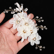 Load image into Gallery viewer, Mix Style Elegant Crystal Pearl Flower Hair Jewelry Wedding Hair Accessories Hair Comb Bridal tiara hair ornaments Wholesale