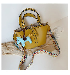 Fashion Women's Handbags 2 Pcs/set Composite Bags Handbag Women Shoulder Bags Female Totes Large Capacity Women's Crossbody Bags