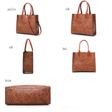 Load image into Gallery viewer, New Fashion 3 Psc/set Women&#39;s Handbags Large Capacity Women Bag Simple Shoulder Bags for Women 2020 Composite Tote Small Wallet
