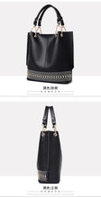 Load image into Gallery viewer, New Fashion  Version of Sub Mother Bag Women&#39;s 2020 Style Rivet Shoulder Bag Three Piece Set of Women&#39;s Bag
