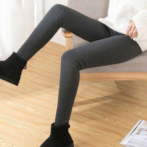 NORMOV Women's Winter Warm Leggings Super-thick High Stretch Lamb Cashmere Leggins High Waist Skinny Trousers