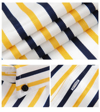 Load image into Gallery viewer, Long Sleeve Button Down Collar Men&#39;s Striped Shirts Comfortable Soft Cotton Shirt Slim Fit Smart Casual Male Tops Shirts