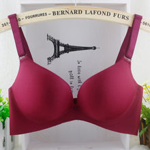 Load image into Gallery viewer, Deep V Brand Women Large Cup Sexy Underwear Adjustable Seamless Brassiere Plus Size Push Up