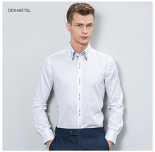 Load image into Gallery viewer, DEEPOCEAN Fashion Men Shirt Slim Fit Cotton Shirt Men Clothes Long Smart Casual Business  Formal Shirts Camisa De Hombre