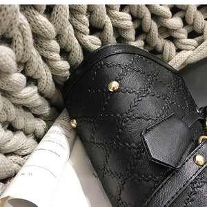 European Fashion Retro Female Tote bag 2020 New Quality PU Leather Women's Designer Large Handbag Lattice Chain Shoulder Bags