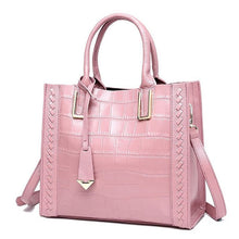 Load image into Gallery viewer, Female Big Tote Bag Genuine Leather Retro Crocodile Pattern Women Handbag Lady Classic Shoulder Messenger Bags Shopping Purse