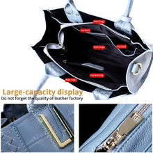 Load image into Gallery viewer, Female Big Tote Bag Genuine Leather Retro Crocodile Pattern Women Handbag Lady Classic Shoulder Messenger Bags Shopping Purse