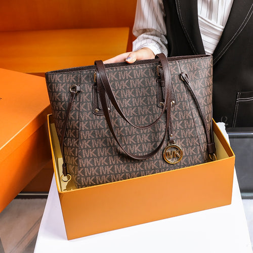 Luxury women's bag women 2020 new fashion large capacity shopping bag leather simple handbag single shoulder portable bag