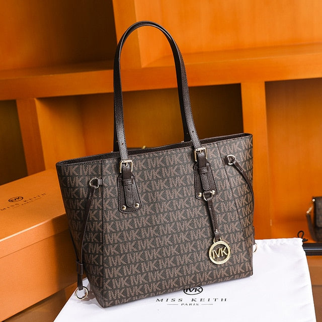 Luxury women's bag women 2020 new fashion large capacity shopping bag leather simple handbag single shoulder portable bag