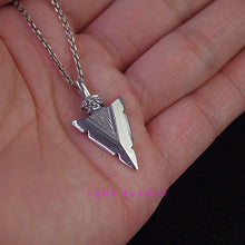 Load image into Gallery viewer, new fashion Thai Jewelry Indian Style s925 Sterling Silver Arrow Thai silver  man&#39;s Pendant