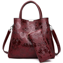Load image into Gallery viewer, 2 Sets Luxury Purses and Handbags Women Bags Designer High Quality Tote Bag Ladies Shoulder Crossbody Hand Bags for Women 2021
