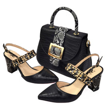 Load image into Gallery viewer, New Arrival Italian Shoes and Bags Set Envio Gratis African Matching Shoes and Bags Italian In Women Nigerian Women Wedding Shoe