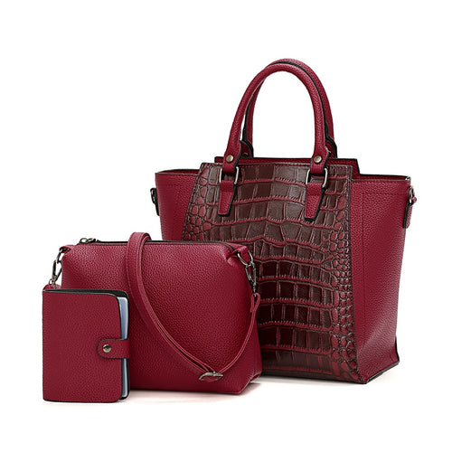 3 PCS Women Purse Shoulder Bag Set Crossbody Bag High Quality Bags For Women 2020 Purses And Handbags Luxury Designer Tote Bag