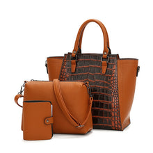 Load image into Gallery viewer, 3 PCS Women Purse Shoulder Bag Set Crossbody Bag High Quality Bags For Women 2020 Purses And Handbags Luxury Designer Tote Bag