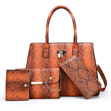 Load image into Gallery viewer, 4 PCS Women Bag Set New Fashion Crossbody Bag High Quality Bags For Women 2020 Purses And Handbags Luxury Designer Shoulder Bag