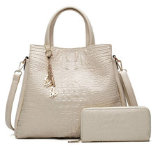 Load image into Gallery viewer, 2 Set Fashion PU Leather Shoulder Bags 2021 Women Bag High Quality Ladies Handbags Tote Bag Purses Designer large Bolsos Mujer