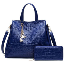 Load image into Gallery viewer, 2 Set Fashion PU Leather Shoulder Bags 2021 Women Bag High Quality Ladies Handbags Tote Bag Purses Designer large Bolsos Mujer