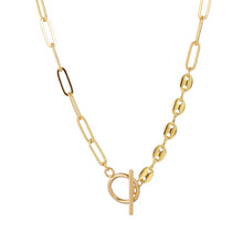 Load image into Gallery viewer, 2021 New Trendy Chain Women Pendant Necklace Choker Unisex Gold Color Fashion Paperclip Chain Necklace For Women Jewelry Gift