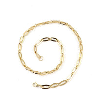 Load image into Gallery viewer, New Stainless Steel Link Cable Chain Necklace Gold Silver Color Oval Paperclip Chain DIY Jewelry Women Men Link Chain Jewelry