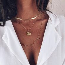 Load image into Gallery viewer, Clavicle link chain necklace joker paperclip choker necklaces for women Female charm Gold accessories fashion jewelry new